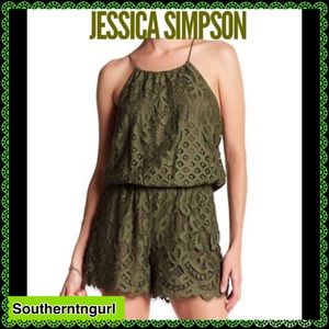 NWT JESSICA SIMPSON ”Aysha” Lace Romper